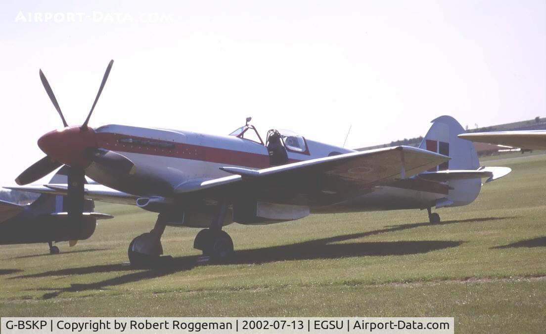 G-BSKP, 1945 Supermarine 361 Spitfire F.XIVe C/N 6S/663417, Ex SG-31 Belgian Air Force.