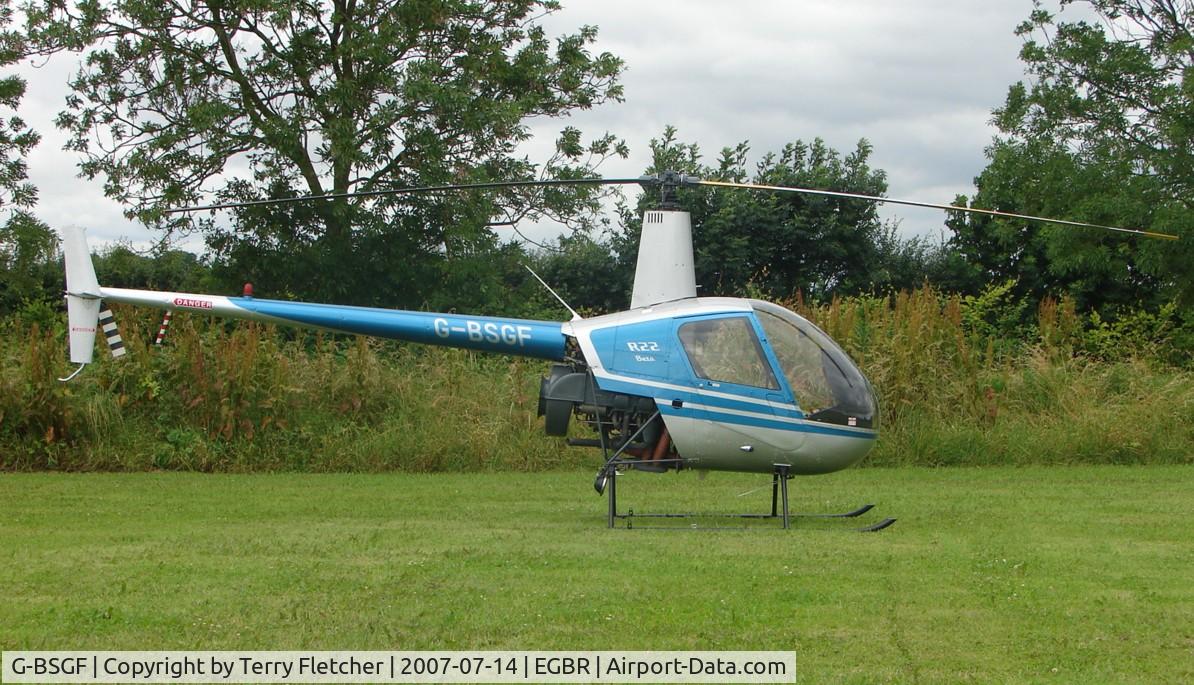 G-BSGF, 1990 Robinson R22 Beta C/N 1383, Robinson R22 Beta