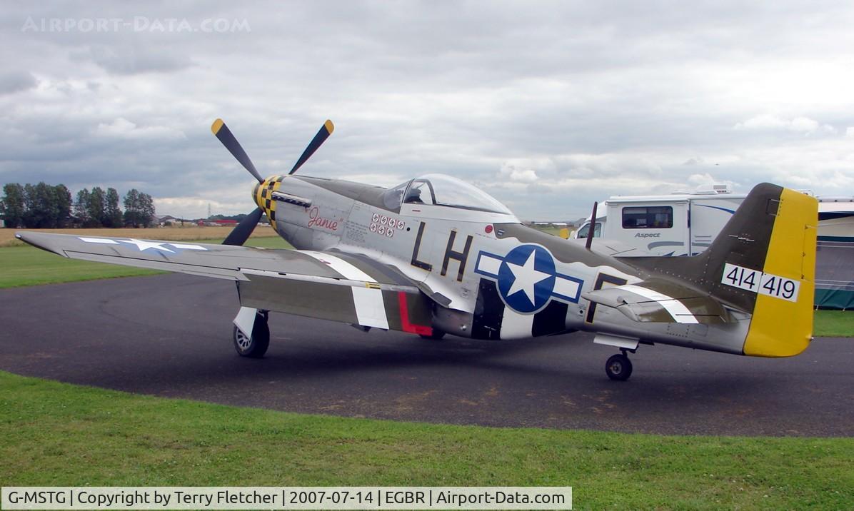 G-MSTG, 1945 North American P-51D Mustang C/N 124-48271, This Mustang wears the marks 414419