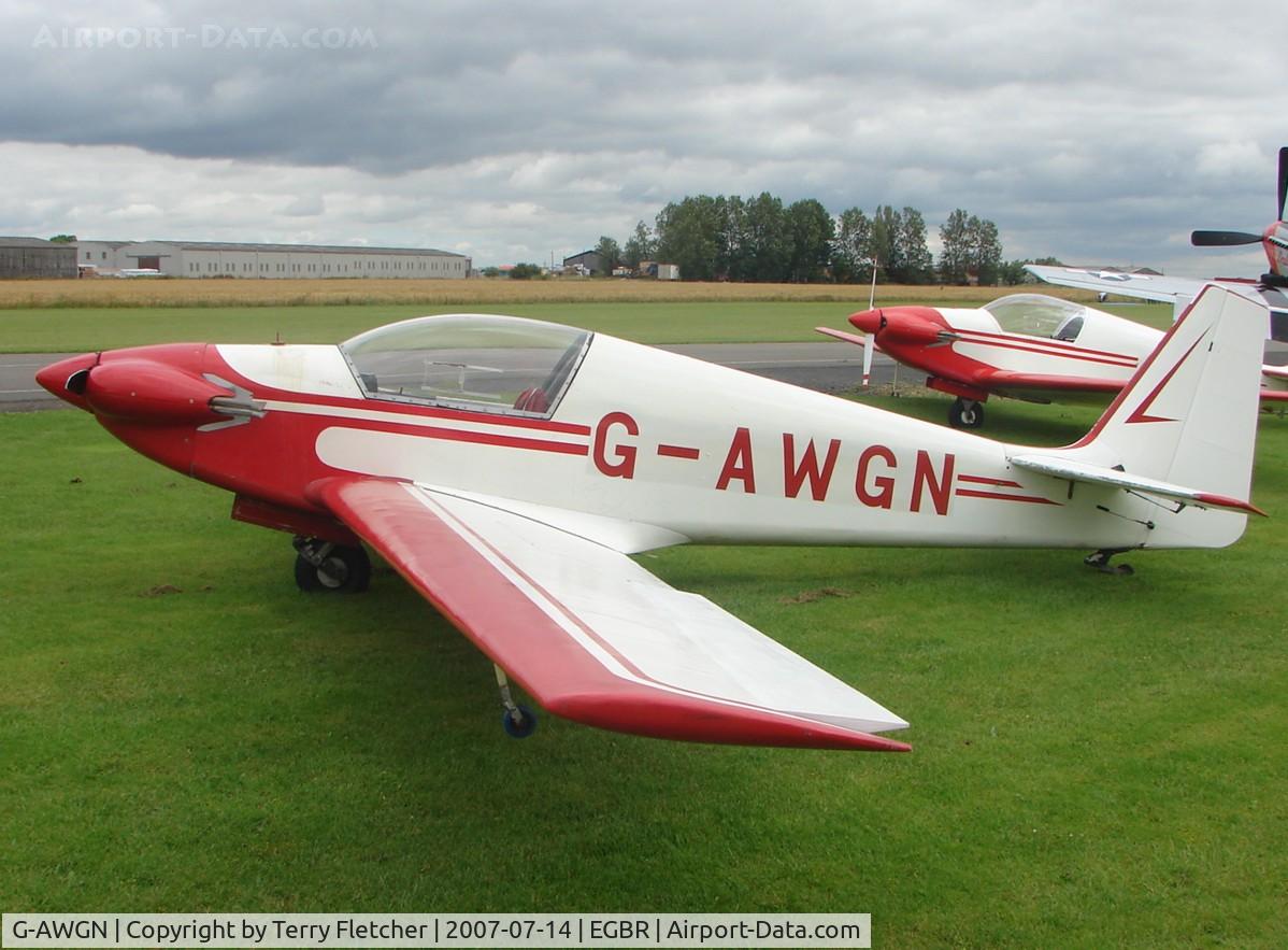 G-AWGN, 1968 Sportavia-Putzer Fournier RF-4D C/N 4084, Fournier RF4D