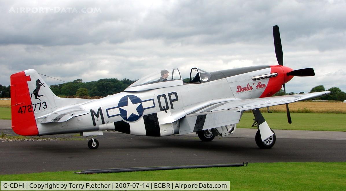 G-CDHI, 1944 North American P-51D Mustang C/N 122-39232, This Mustang wears the markings 472773