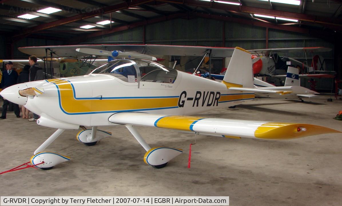 G-RVDR, 2001 Vans RV-6A C/N PFA 181A-13098, Vans RV-6A