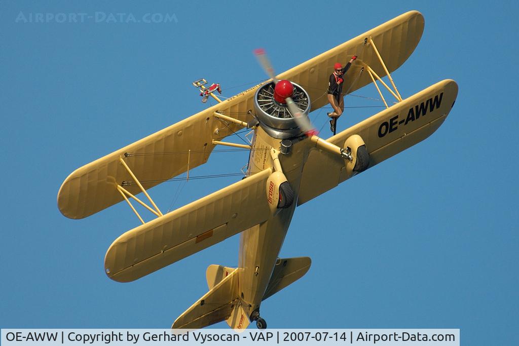 OE-AWW, 1943 Boeing N2S-5 Kaydet (E75) C/N 75-5386, Air Challange 2007