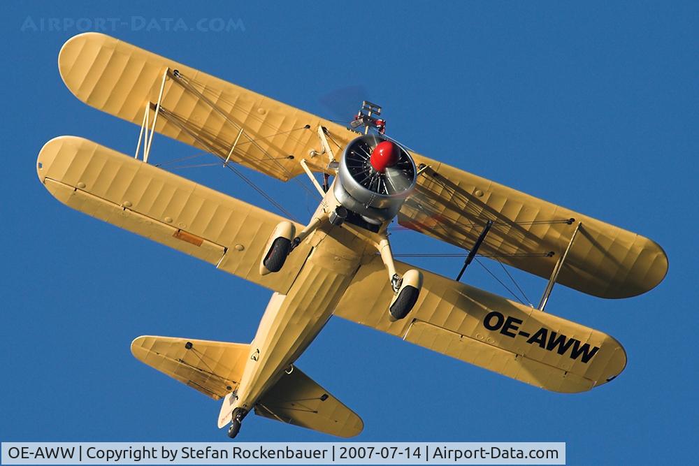 OE-AWW, 1943 Boeing N2S-5 Kaydet (E75) C/N 75-5386, Scalaria Air Challenge