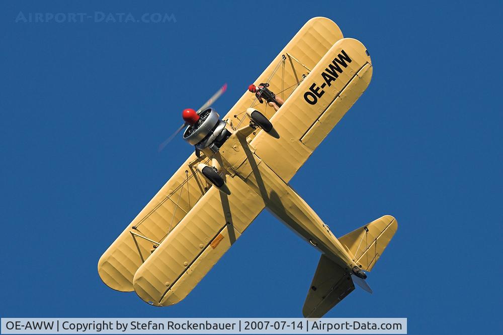 OE-AWW, 1943 Boeing N2S-5 Kaydet (E75) C/N 75-5386, Scalaria Air Challenge