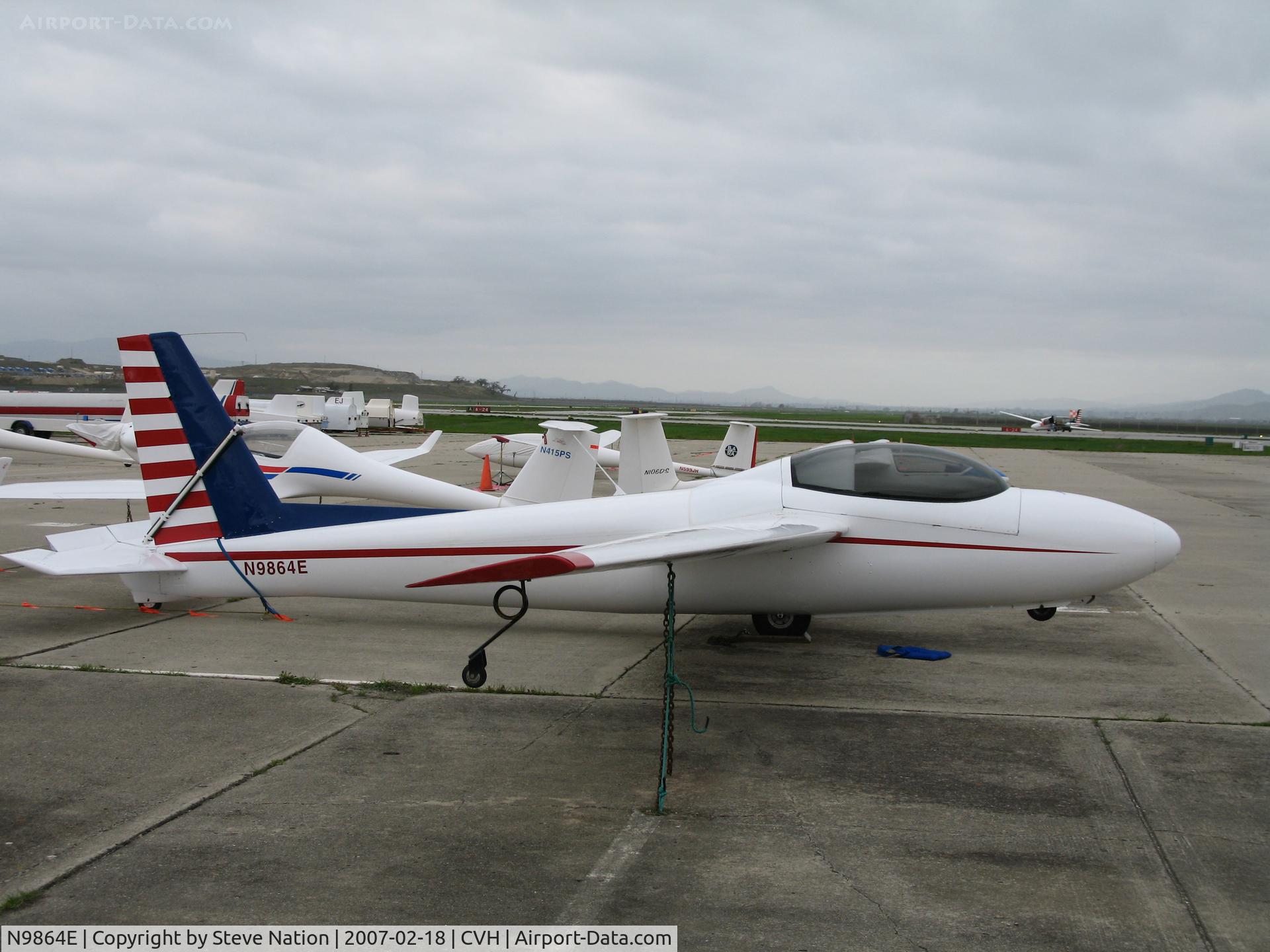 N9864E, 1965 Schweizer SGS 2-32 C/N 27, 1965 Schweizer SGS 2-32 Sailplane @ Hollister (CA) Municipal Airport, CA