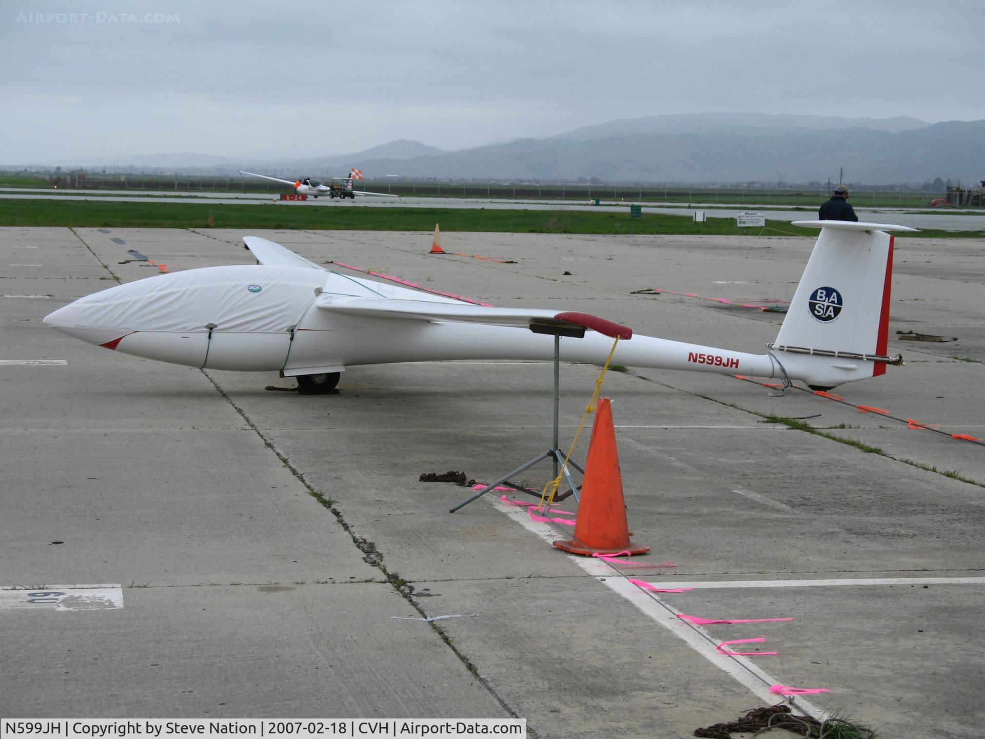 N599JH, Centrair C101 Pegase C/N 101-084, Centrair 101 sailplane @ Hollister (CA) Municipal Airport