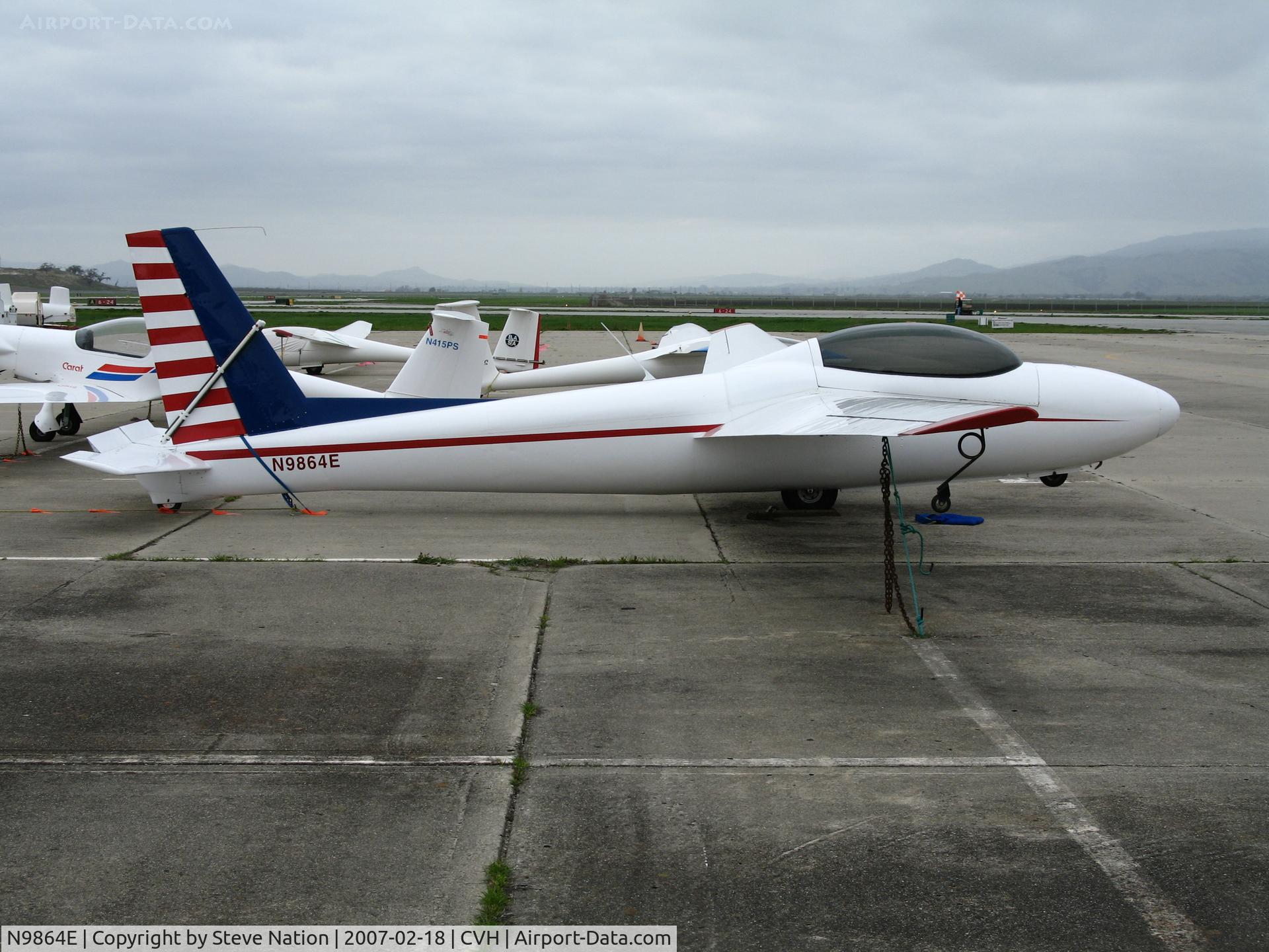 N9864E, 1965 Schweizer SGS 2-32 C/N 27, 1965 Schweizer SGS 2-32 Sailplane @ Hollister (CA) Municipal Airport, CA
