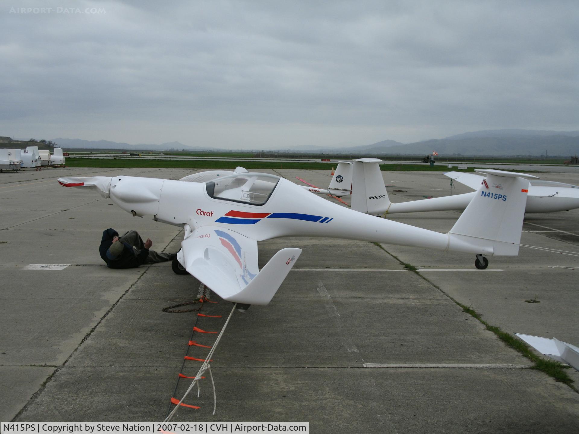N415PS, 2004 AMS-Flight Carat A C/N CA013, 2004 Ams Flight CARAT A sailplane @ Hollister (CA) Municipal Airport