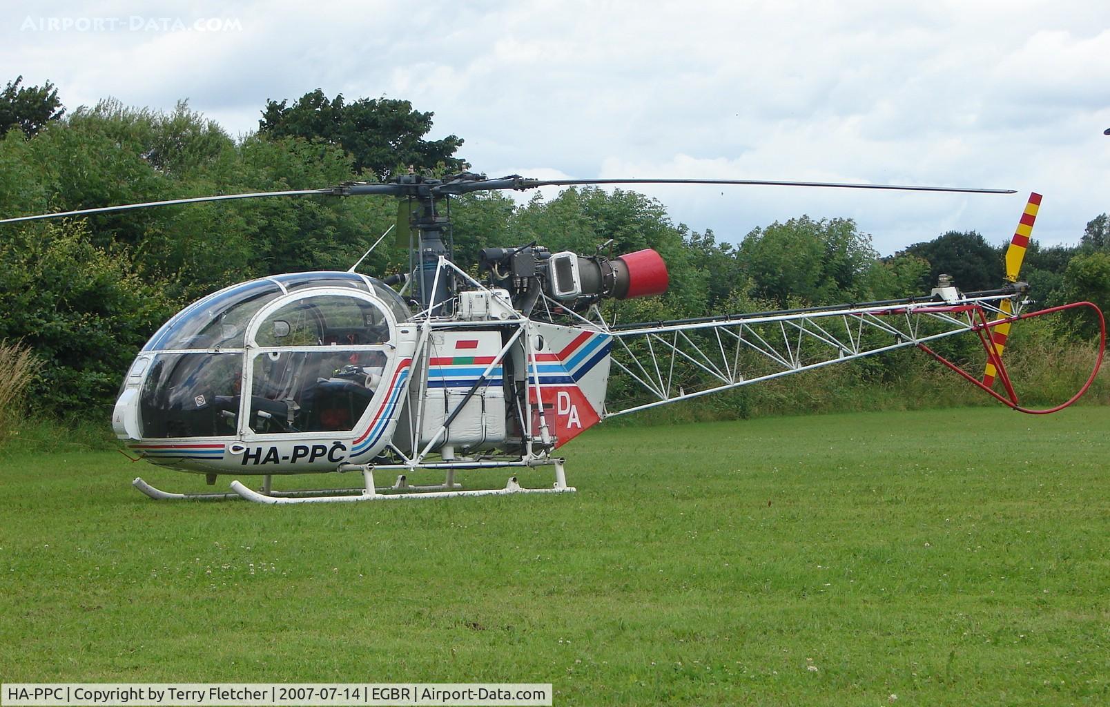 HA-PPC, 1960 Sud SA-313B Alouette II C/N 1500, Sa318B Alouette II