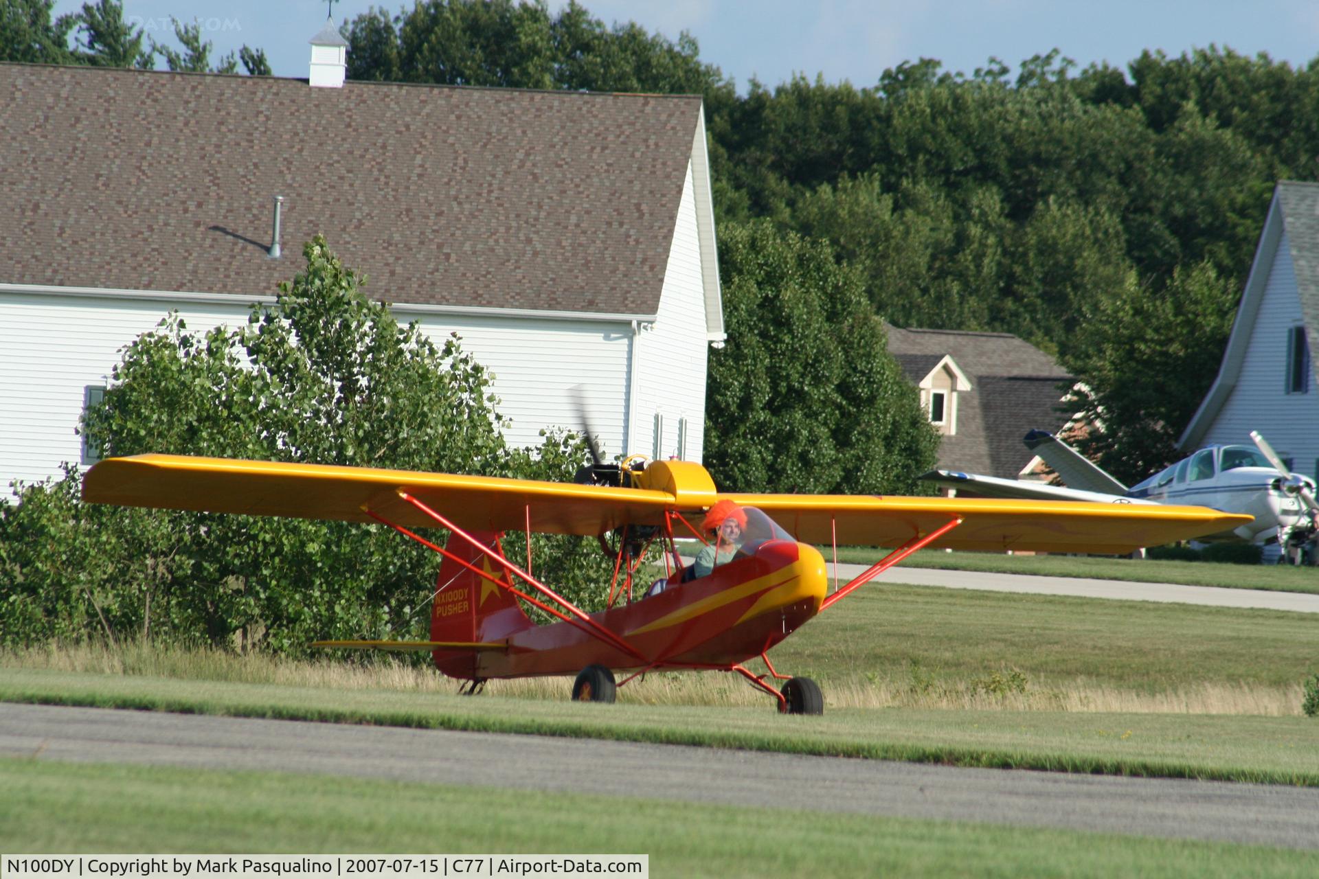 N100DY, 1984 Aerosport Woody Pusher WAS-2 C/N 007, Woody Pusher