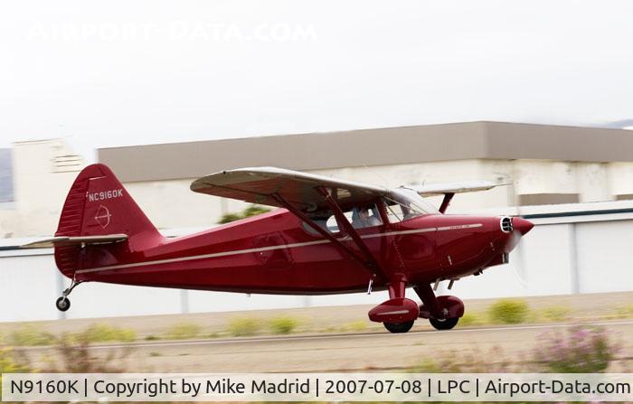 N9160K, 1947 Stinson 108-1 Voyager C/N 108-2160, Voted best other than Cub Fly-in Lompoc 2007