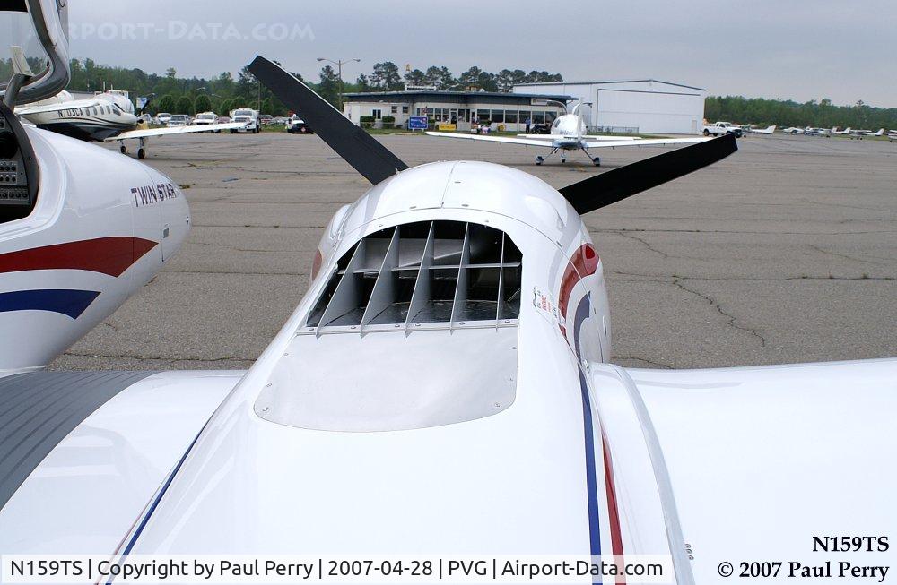 N159TS, 2006 Diamond DA-42 Twin Star C/N 42.138, Exhaust ducting on the starboard side