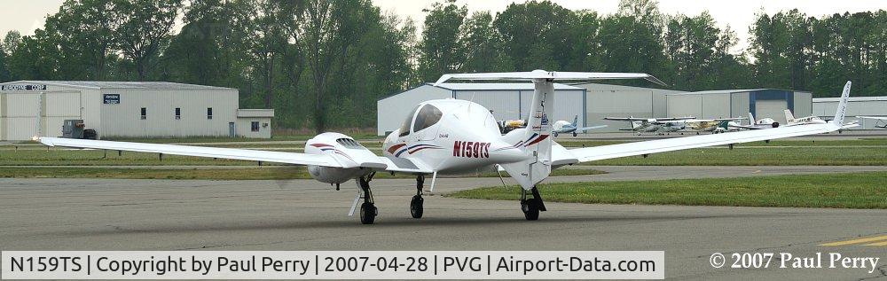 N159TS, 2006 Diamond DA-42 Twin Star C/N 42.138, Off she goes, taxiing out