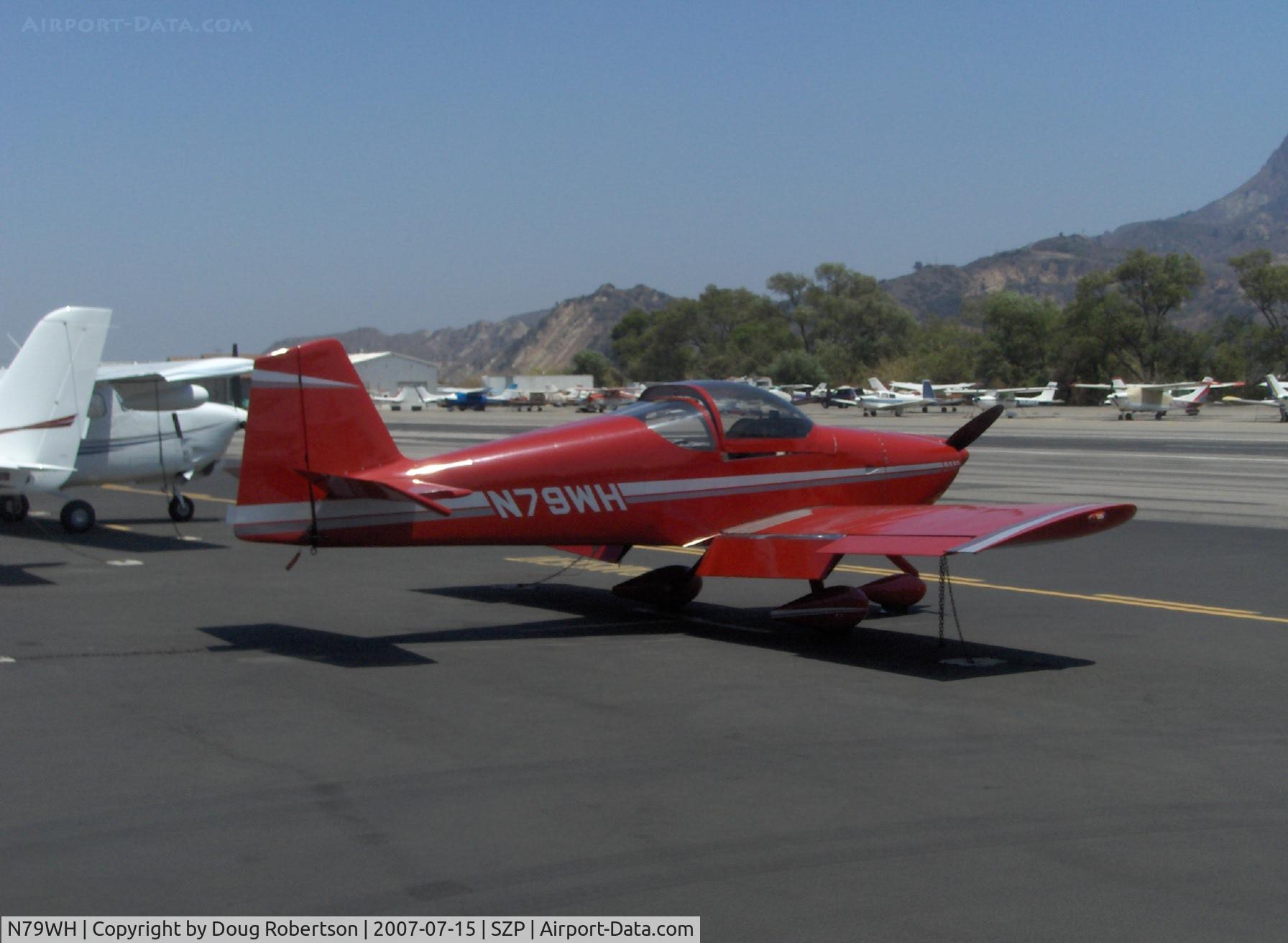 N79WH, 1998 Vans RV-6A C/N 21611, 1998 Hastings VAN's RV-6A, Lycoming O-320