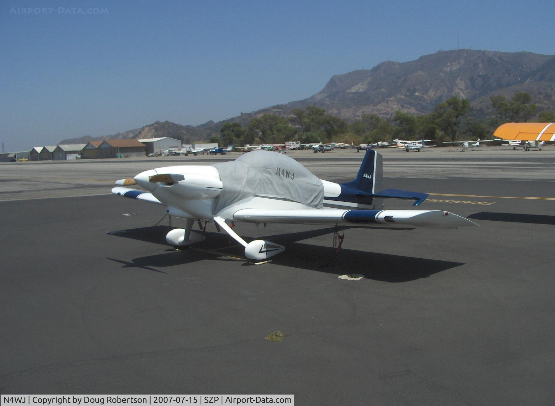 N4WJ, 1994 Vans RV-4 C/N 1873, 1994 Johnson VAN's RV-4, Lycoming O-320
