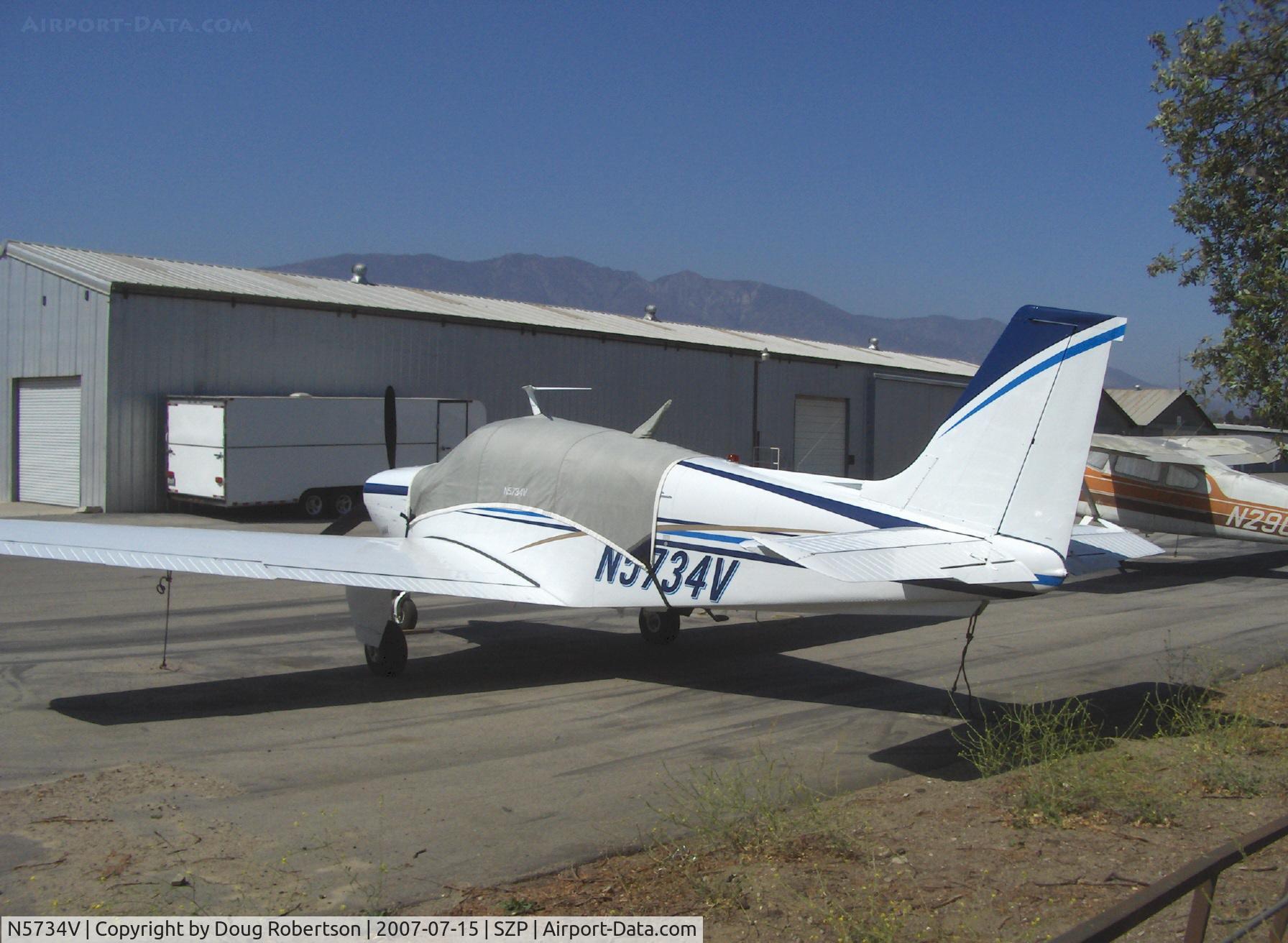 N5734V, 1966 Beech 35-C33A Debonair C/N CE-28, 1966 Beech 35-C33A DEBONAIR, Continental IO-520-B 285 Hp