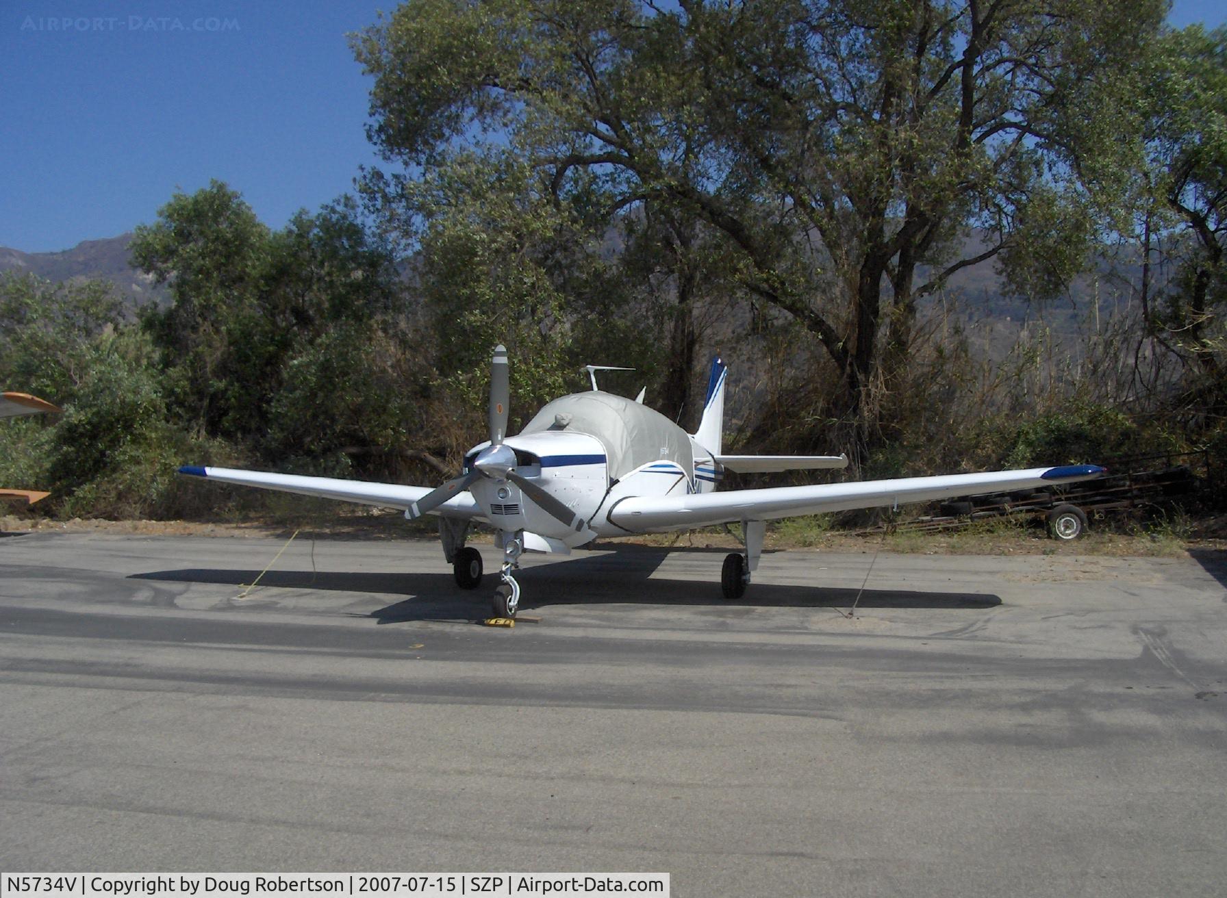 N5734V, 1966 Beech 35-C33A Debonair C/N CE-28, 1966 Beech 35-C33A DEBONAIR, Continental IO-520-B 285 Hp