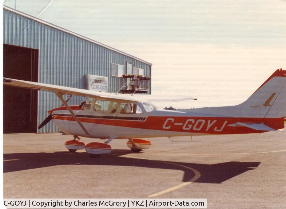 C-GOYJ, 1974 Cessna 172M C/N 17263968, Back home from Caribbean trip