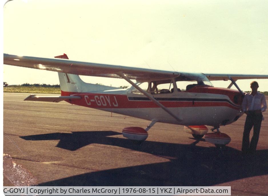 C-GOYJ, 1974 Cessna 172M C/N 17263968, After summer evening flight