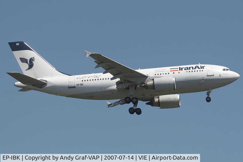 EP-IBK, 1993 Airbus A310-304 C/N 671, Iran Air A310-300