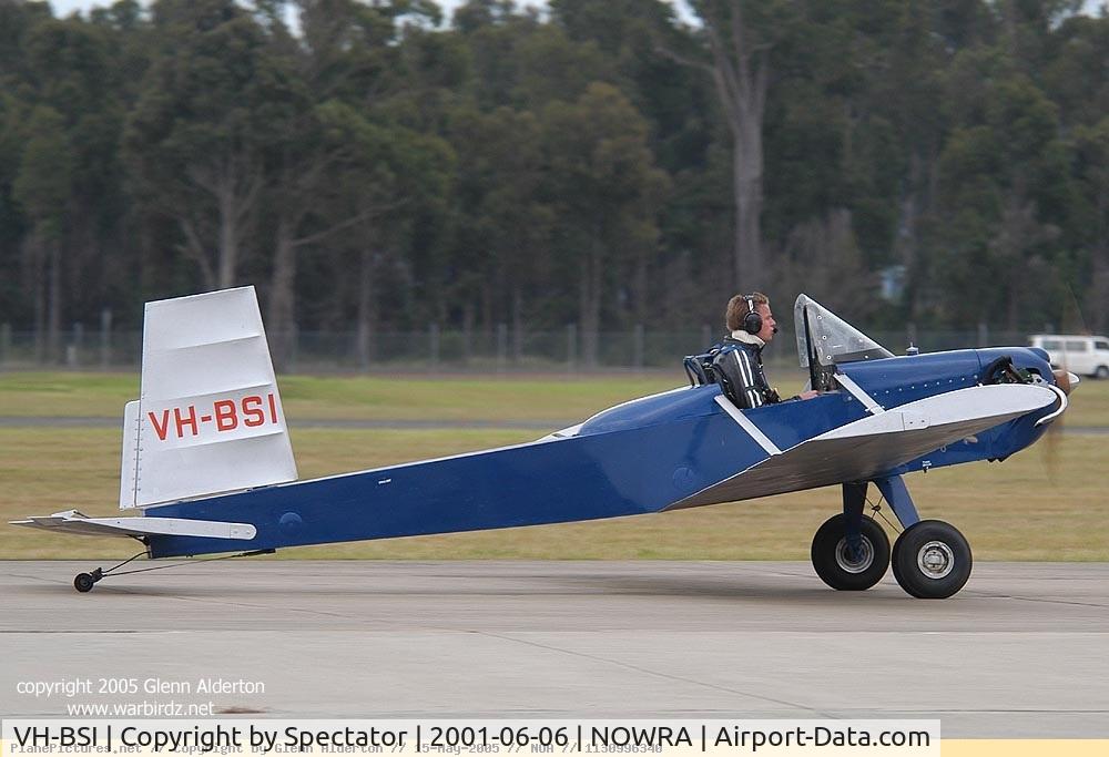 VH-BSI, 1970 Evans VP-1 Volksplane C/N Q3, Pilot Matthew Coughlin from Berry