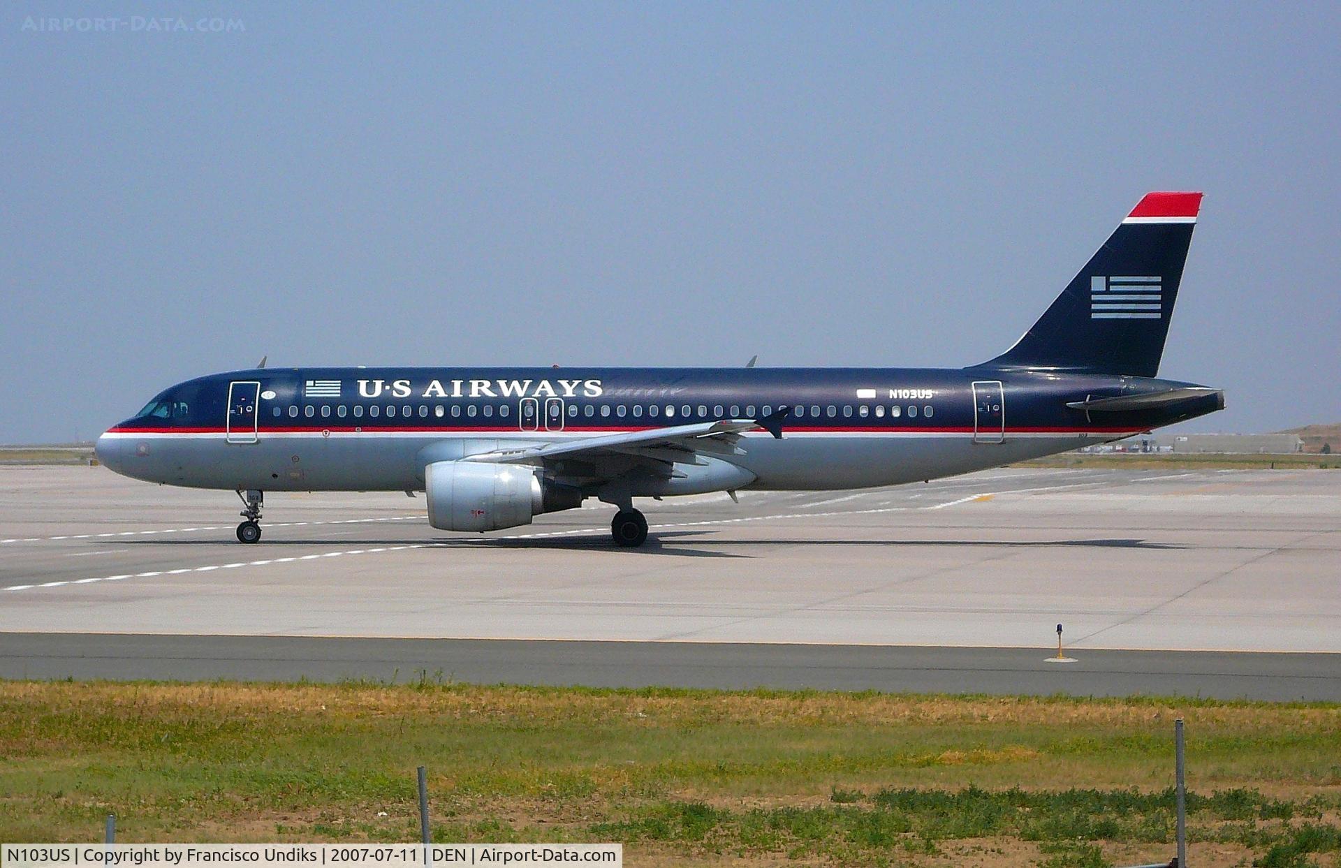 N103US, 1999 Airbus A320-214 C/N 0861, US Airways A320