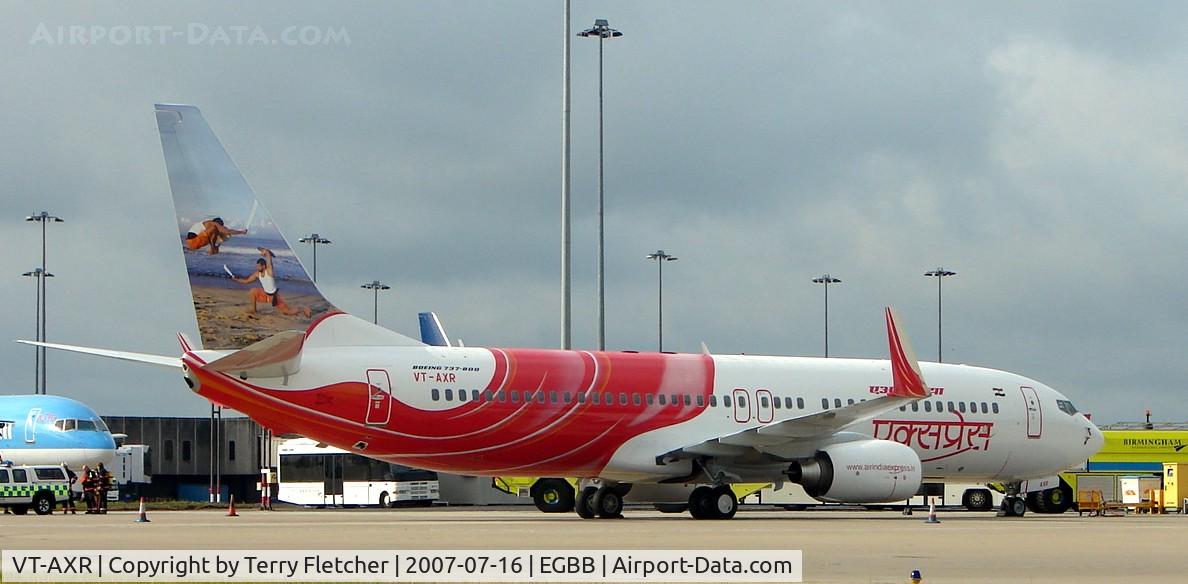 VT-AXR, 2007 Boeing 737-8HJ C/N 36330, Colourful aircraft for Air India Express on delivery