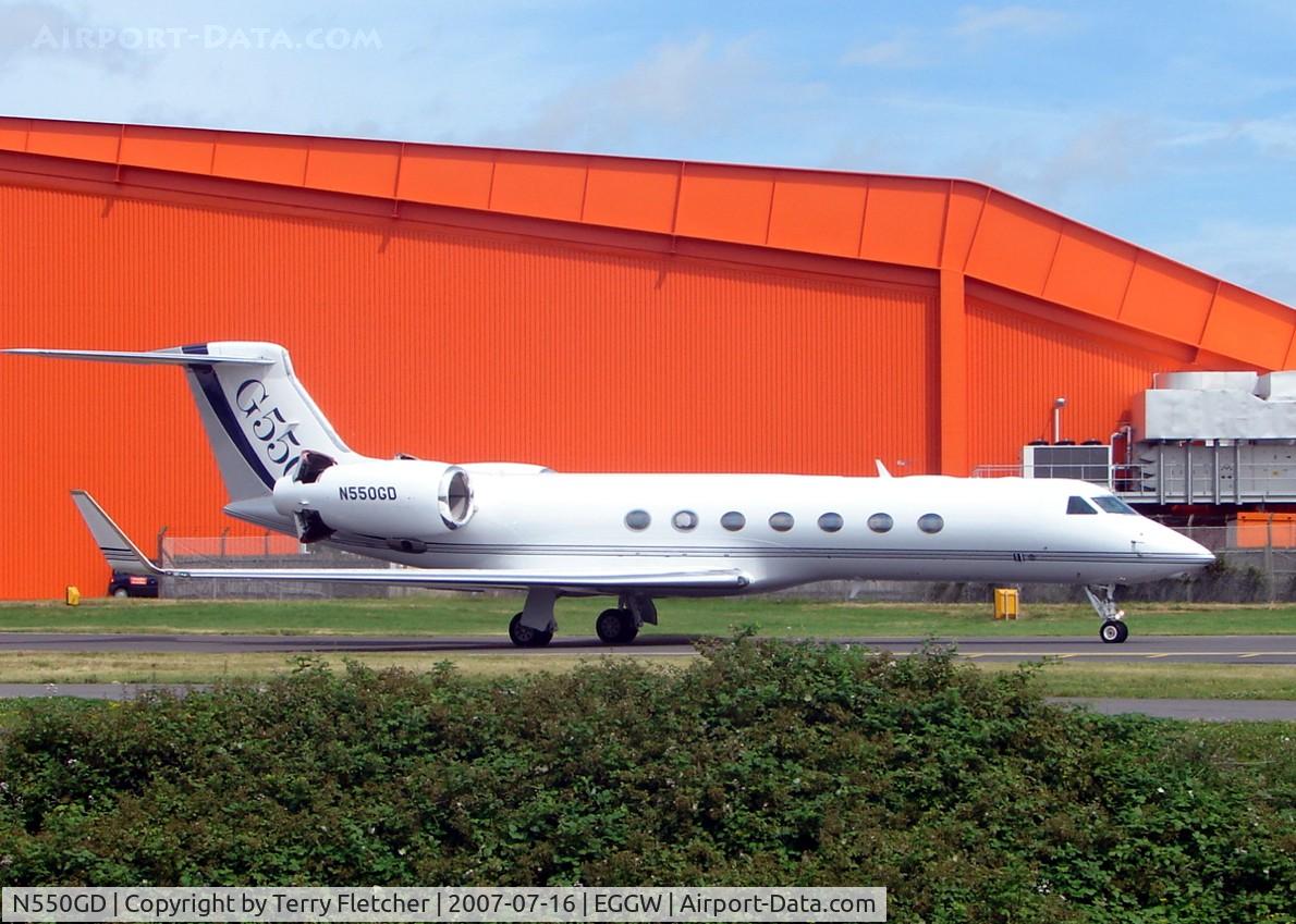 N550GD, 2008 Gulfstream Aerospace GV-SP (G550) C/N 5184, Gulfstream G550