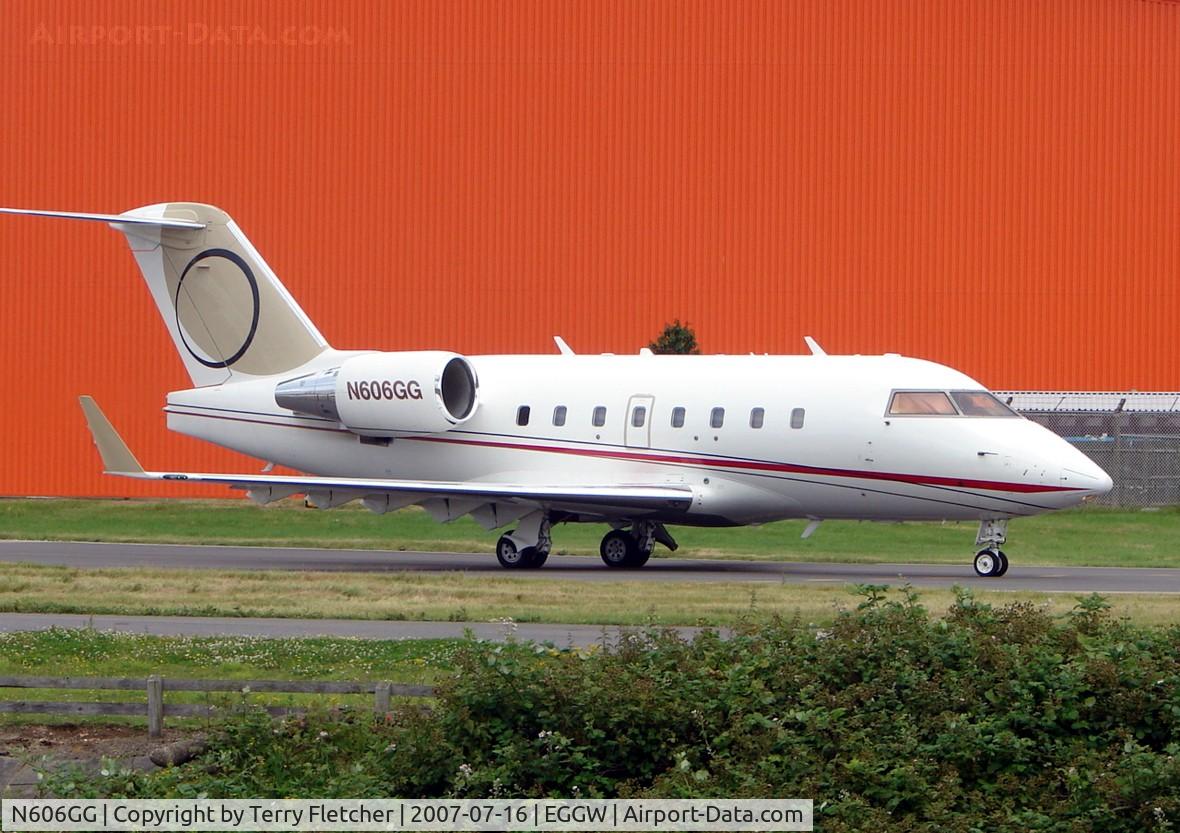 N606GG, 2001 Bombardier Challenger 604 (CL-600-2B16) C/N 5500, Challenger 604