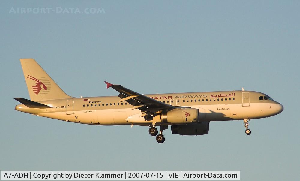 A7-ADH, 2003 Airbus A320-232 C/N 2138, In the most beautiful morning light,finale at RWY29