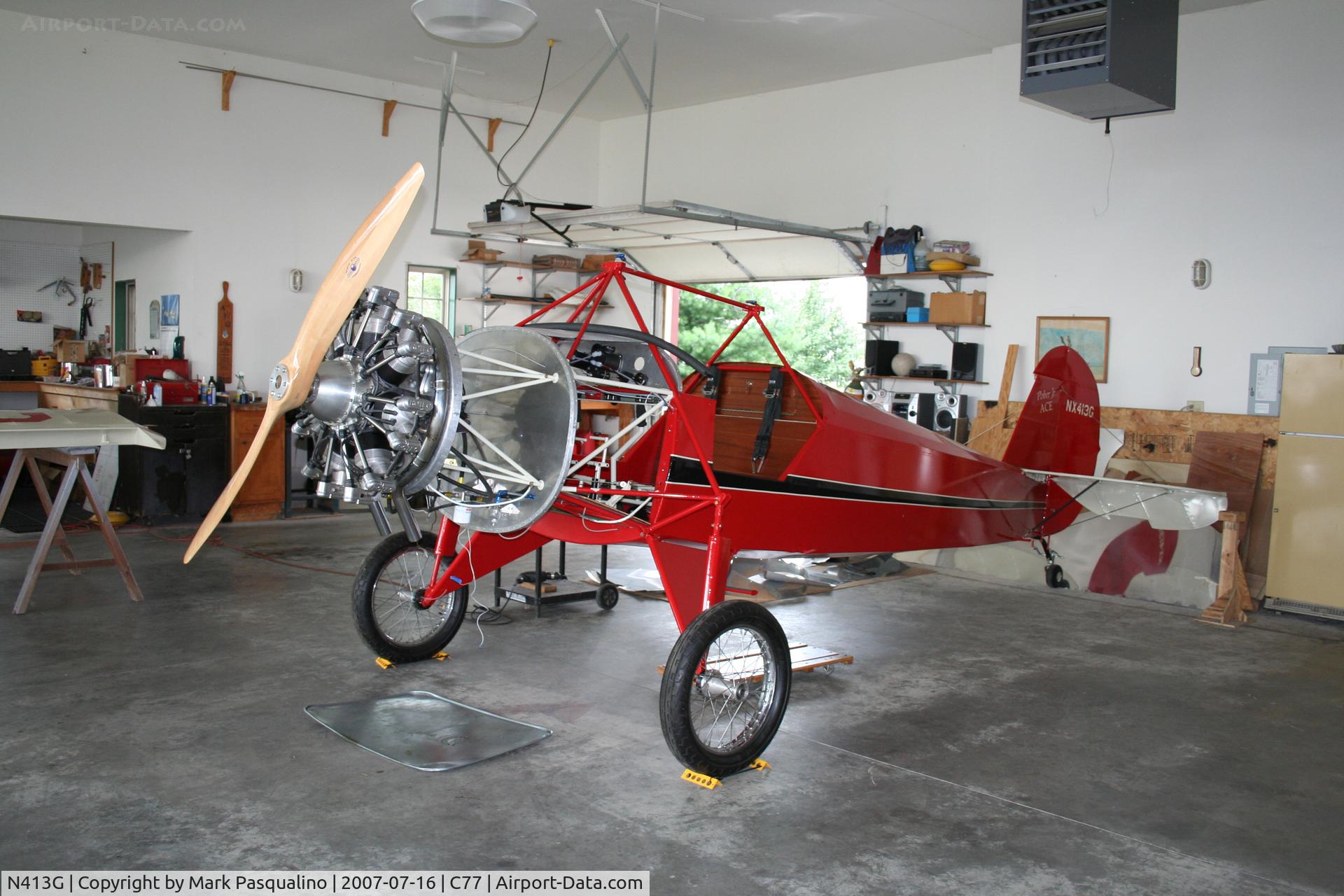 N413G, 2008 Pober Junior Ace C/N 61-N, Pober Jr Ace project. 