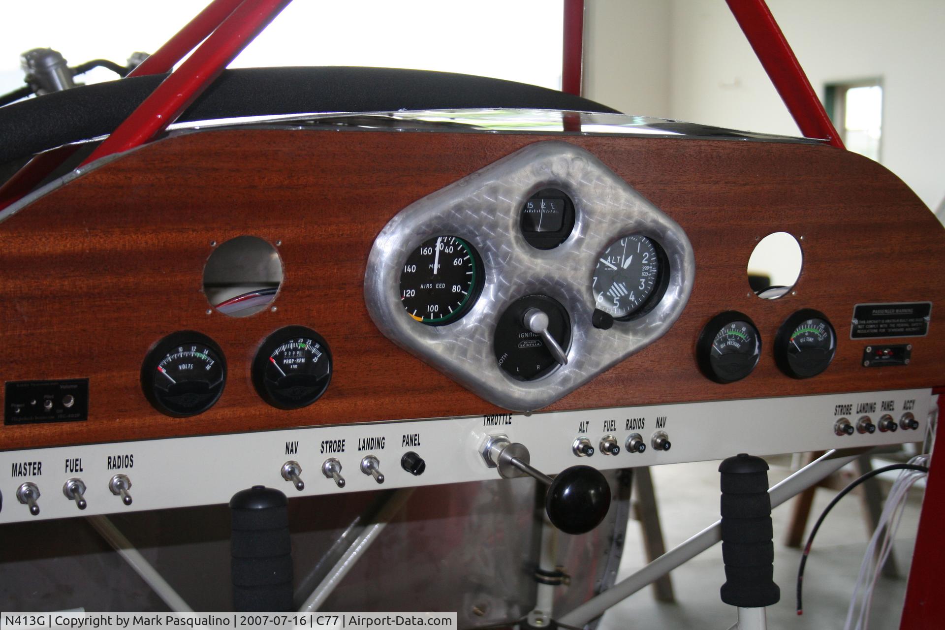 N413G, 2008 Pober Junior Ace C/N 61-N, Pober Jr Ace project