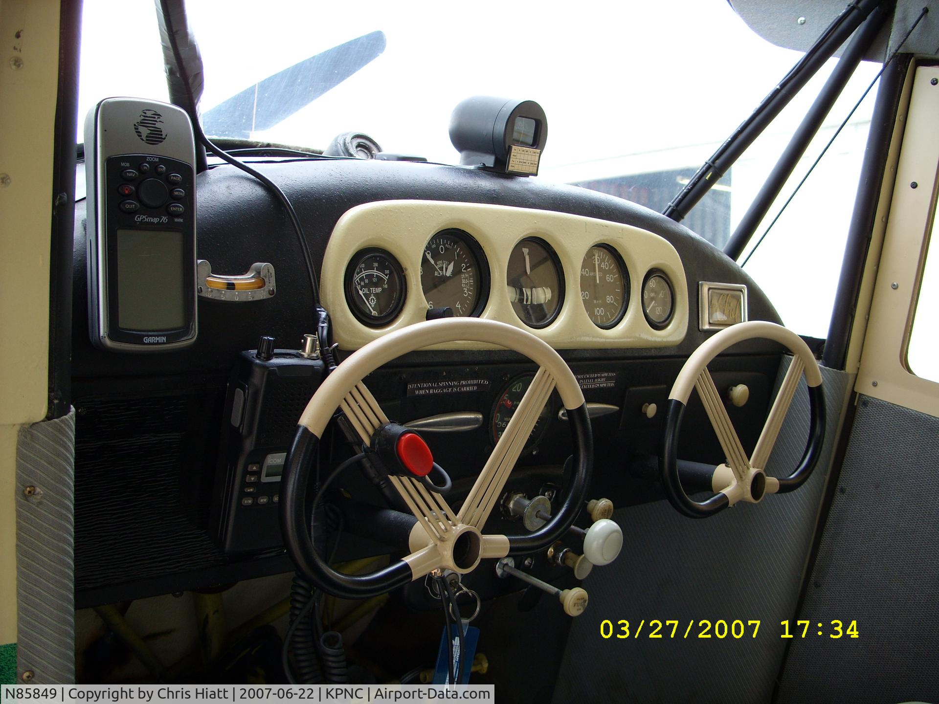 N85849, 1946 Aeronca 11AC Chief C/N 11AC-285, Panel