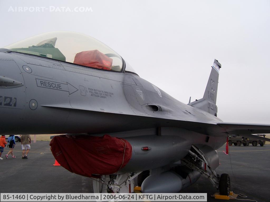 85-1460, 1985 General Dynamics F-16C Fighting Falcon C/N 5C-240, Front Port Side