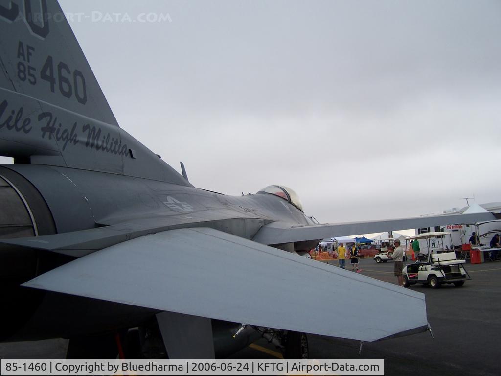 85-1460, 1985 General Dynamics F-16C Fighting Falcon C/N 5C-240, Starboard Side Back Detail