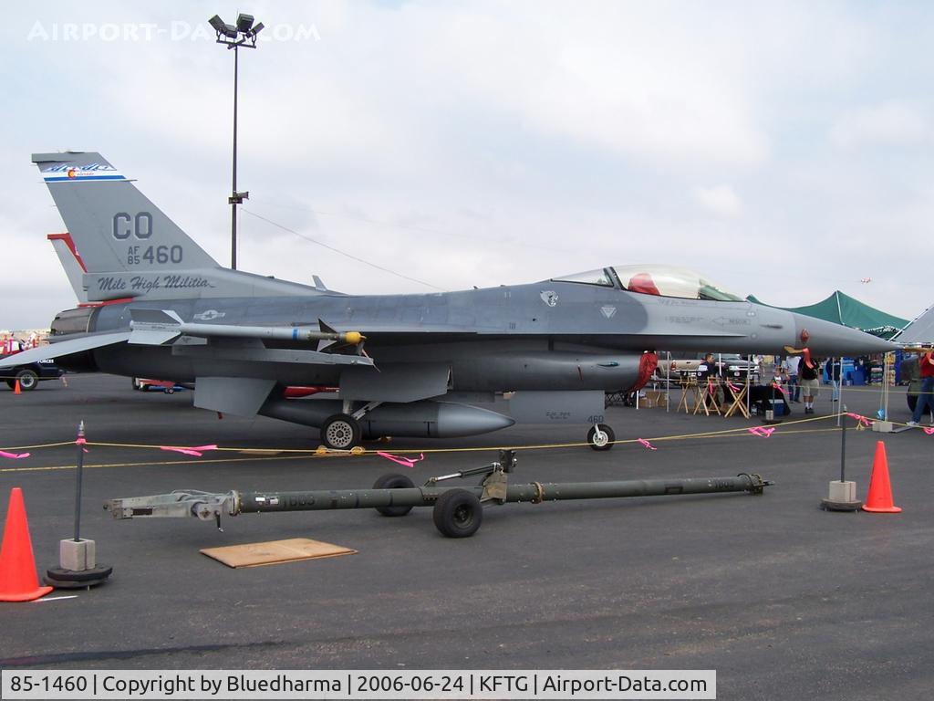 85-1460, 1985 General Dynamics F-16C Fighting Falcon C/N 5C-240, Starboard Side