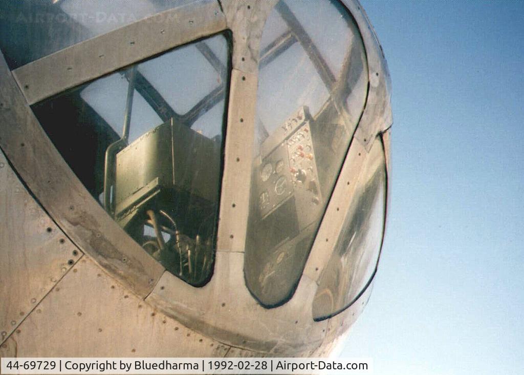 44-69729, 1944 Boeing B-29-60-BW Superfortress C/N 10561, B-29 Superfortress. This was assigned to the 498th Bomb Group (the 875th Bomb Squadron) and completed thirty-seven bombing missions. Lowry airforce base. Now located at Seattle's Museum of Flight.