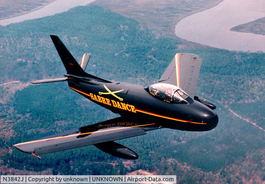 N3842J, 1953 Canadair F-86E MK.6 C/N 1480, Canadair CL-13B/Mk6 
