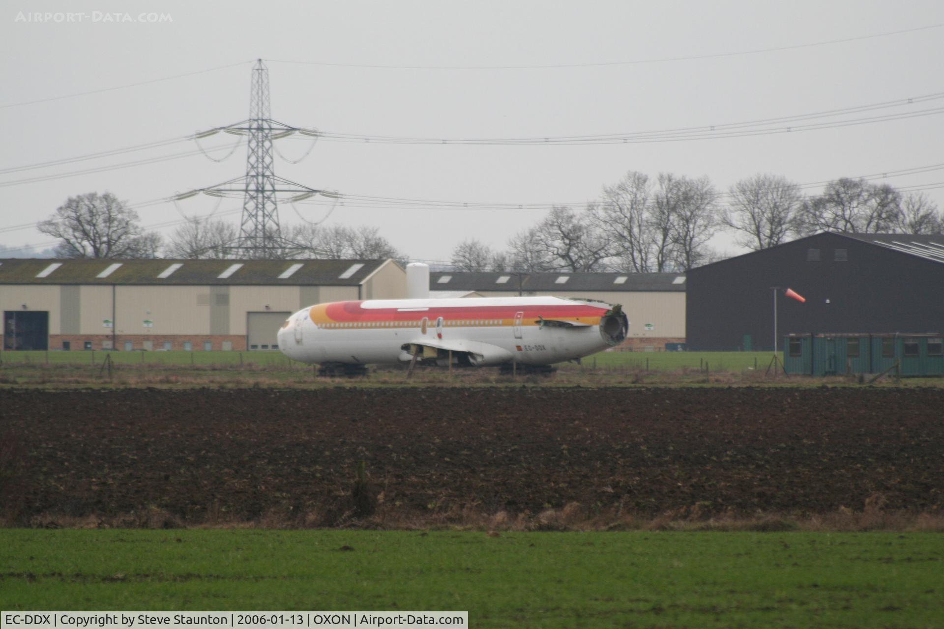 EC-DDX, 1979 Boeing 727-256 C/N 21779, A sad end, a field in Oxfordshire - anyone now the current status?