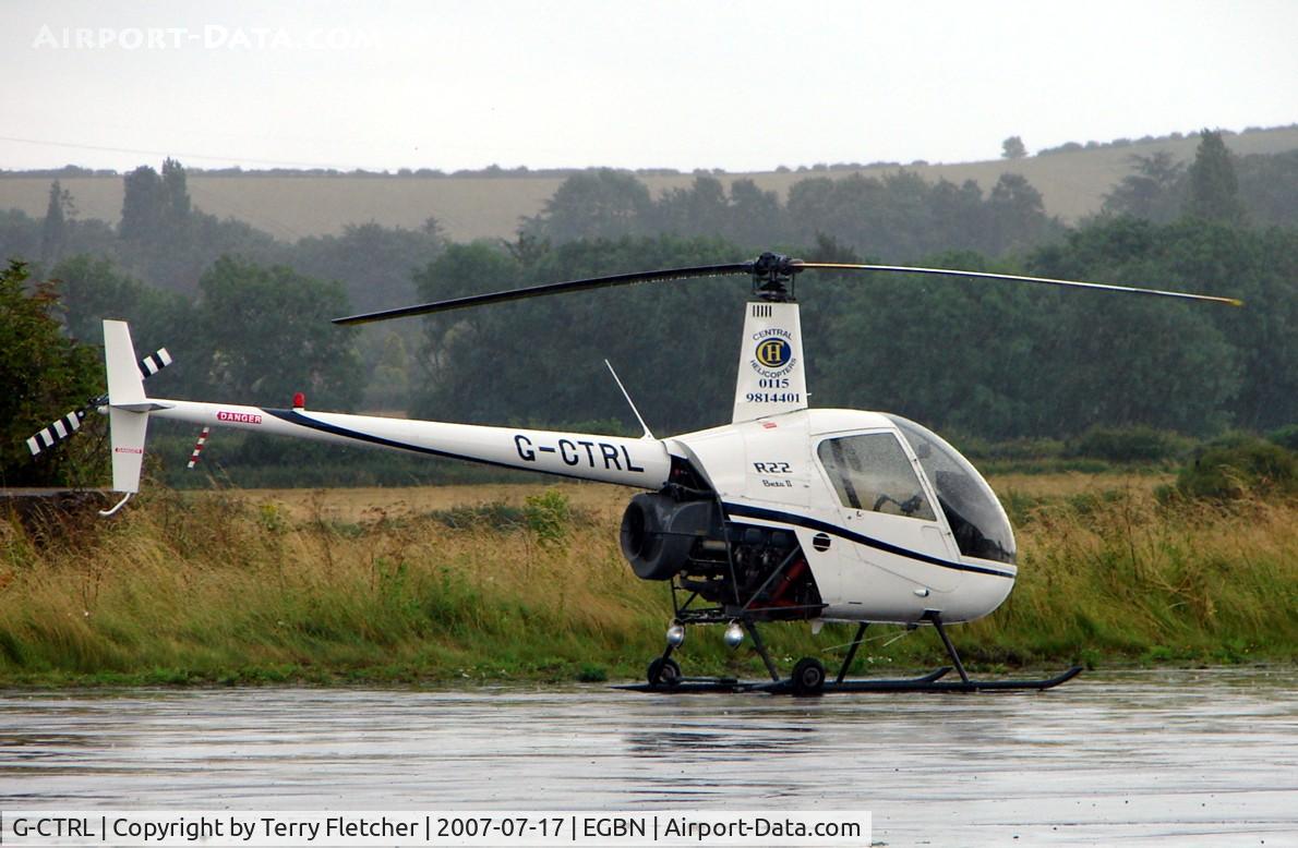 G-CTRL, 2004 Robinson R22 Beta C/N 3601, Robinson R22 Beta at a wet Tollerton airfield