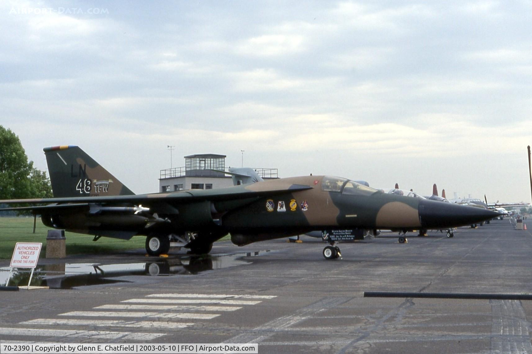 70-2390, 1970 General Dynamics F-111F Aardvark C/N E2-29, F-111F at the National Museum of the U.S. Air Force
