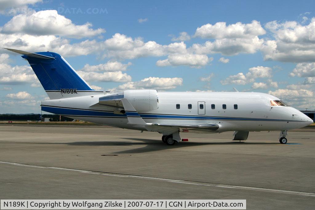 N189K, 1990 Canadair Challenger 601-3A (CL-600-2B16) C/N 5083, visitor