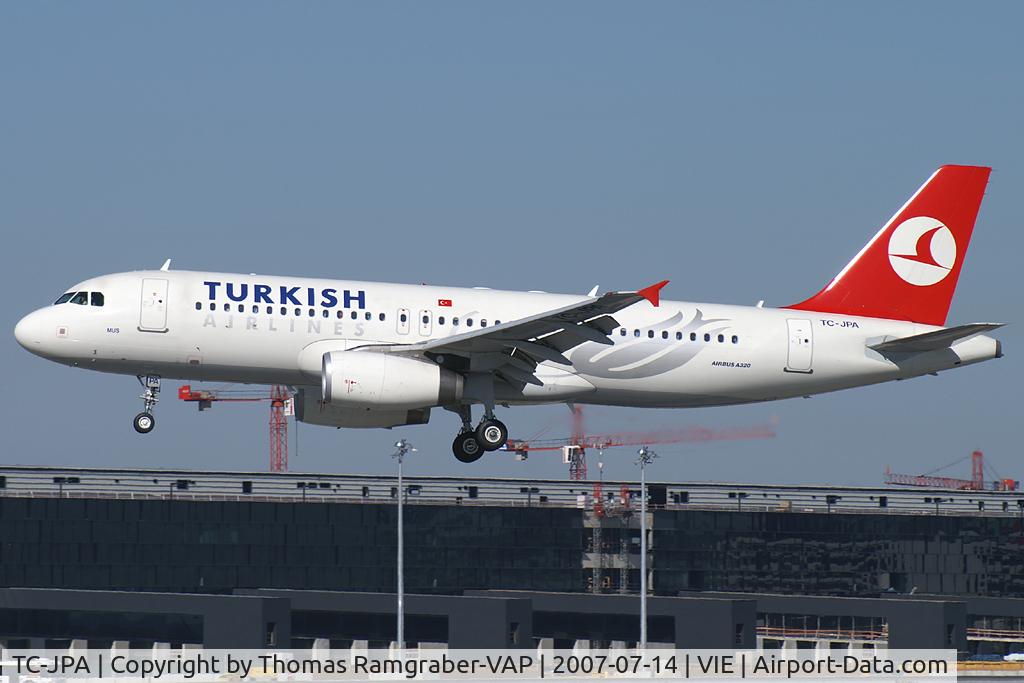 TC-JPA, 2005 Airbus A320-232 C/N 2609, Turkish Airlines Airbus A320