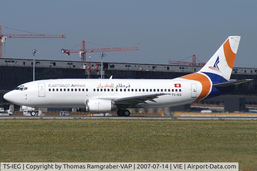 TS-IEG, 1998 Boeing 737-31S C/N 29116, Karthago Airlines Boeing 737-300