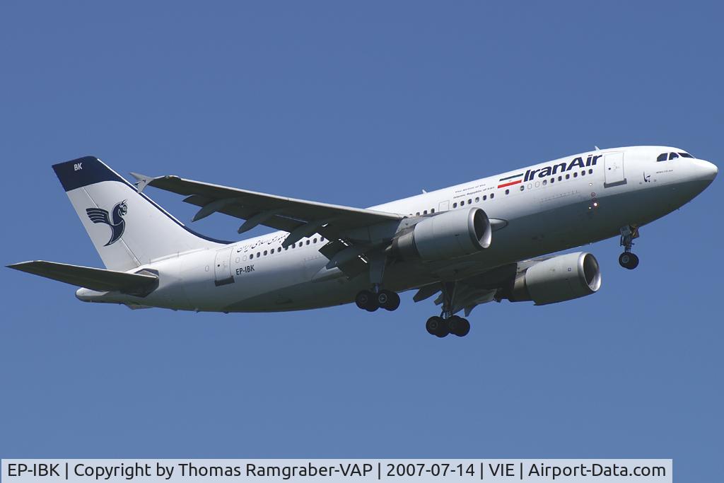 EP-IBK, 1993 Airbus A310-304 C/N 671, Iran Air Airbus A310