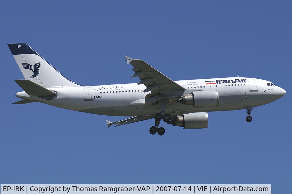 EP-IBK, 1993 Airbus A310-304 C/N 671, Iran Air Airbus A310