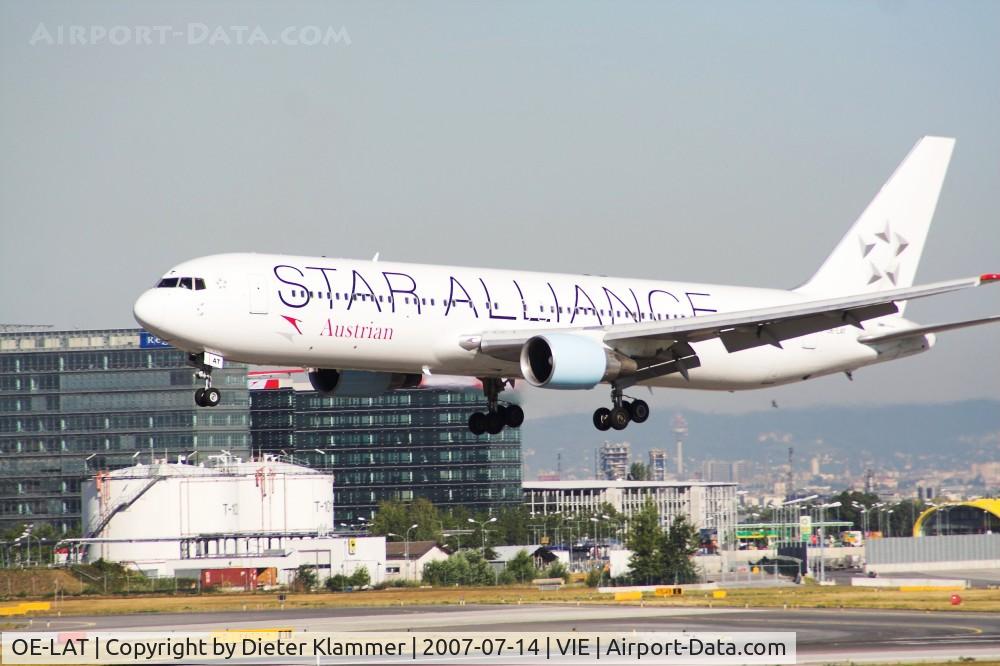 OE-LAT, 1991 Boeing 767-31A C/N 25273, Austrian B 767 color StarAlliance