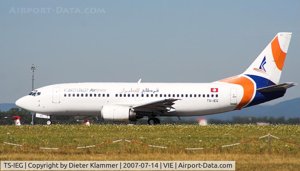 TS-IEG, 1998 Boeing 737-31S C/N 29116, Tunesians Karthago Airlines B737