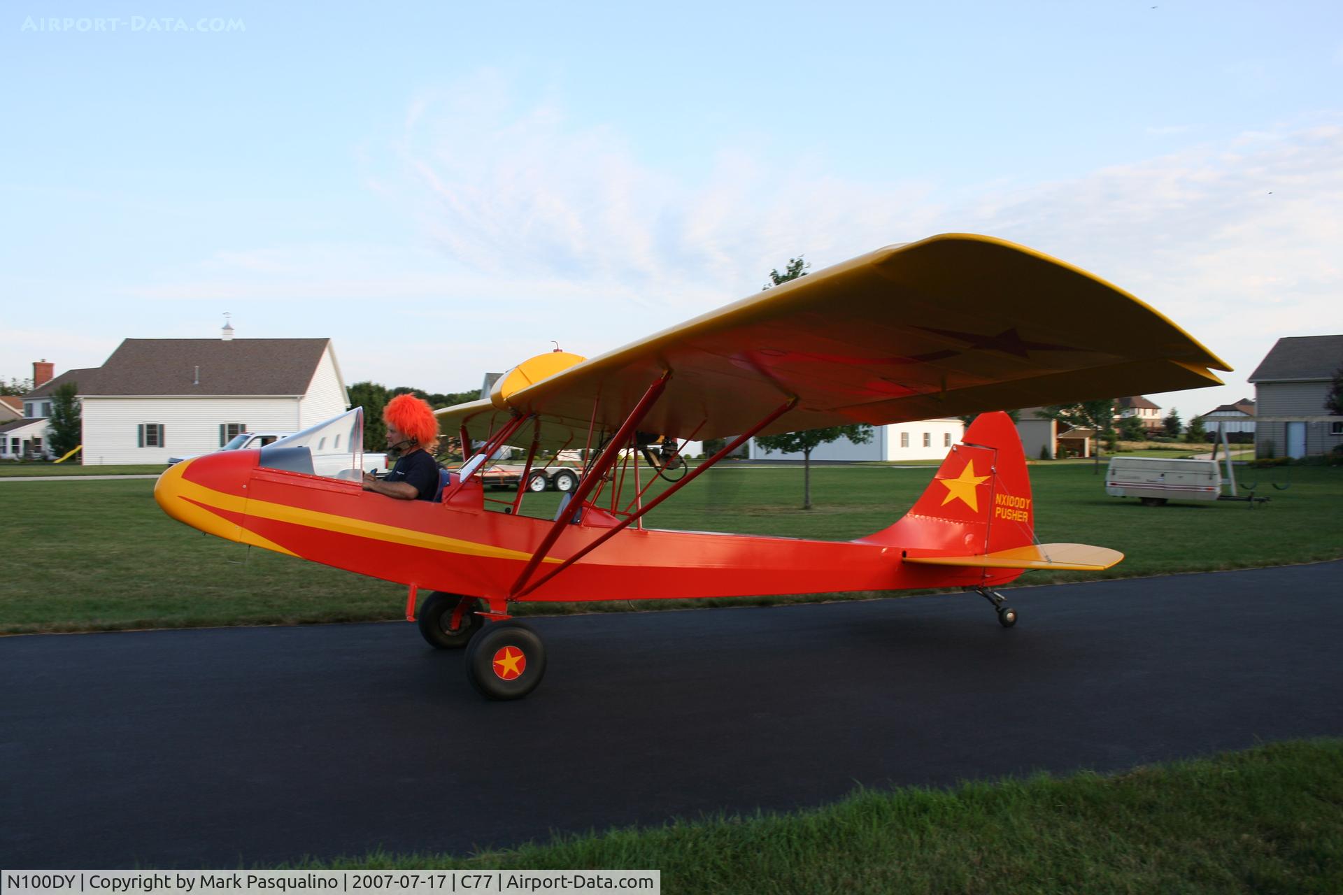 N100DY, 1984 Aerosport Woody Pusher WAS-2 C/N 007, Woody Pusher